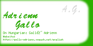 adrienn gallo business card